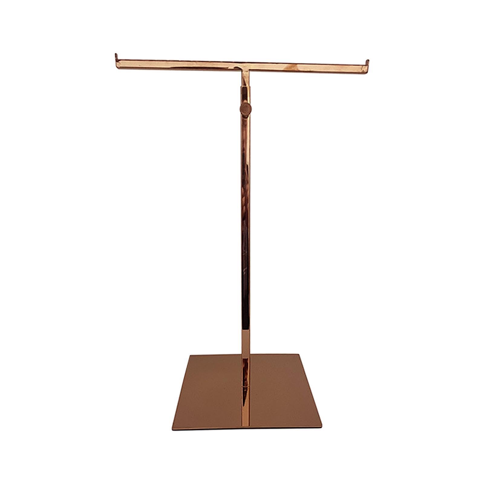 Twisaxc Sturdy Handbag Display Stand Adjustable Height Handy Organizer Rack Displaying Beautiful Handbag Collection Hanging Bag Display Rack Double Hook Stand