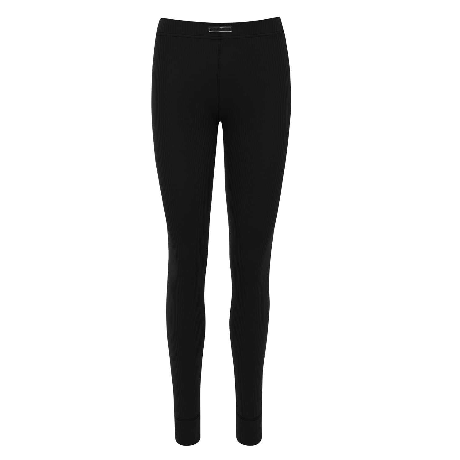 Thermowave Progressive Ultra Leichte Atmungsaktive Lange Laufhose Frauen, Lange Unterhose Frauen, Warme Unterhose Sport Laufen Ski, Thermo Leggins für Frauen, Weiter Bund Baselayer Hosen - Schwarz XL