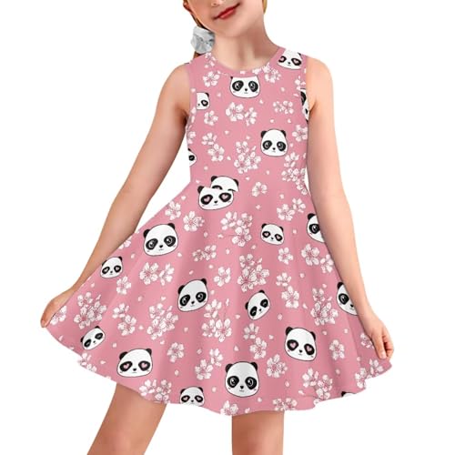 SYtrade Girls Print Dress Sleeveless Casual Floral Sundress for Girl 3-16 Years
