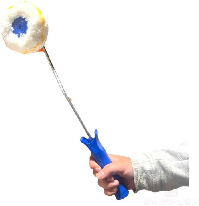 400mm Long Reach Handle Corner Paint Roller with 100mm Roller Diameter