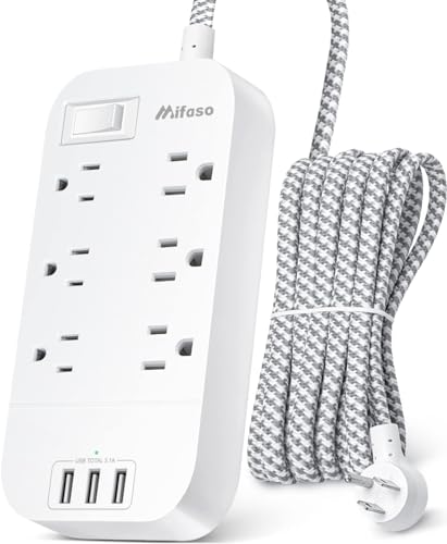 Image of mifaso 65W USB-C Charger, Black, Fast Charging Power Adapter with 3 Ports, EU Plug, Wall Charger for Smartphones, Laptops, Tablets (MFS38B) (Blue-White)