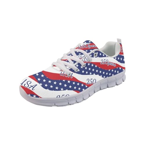 Image of GIFTPUZZ Mens Lace Up Athletic Trainers Running Sneakers Wedge Breathable Gym Lightweight Sports Tennis Shoes
