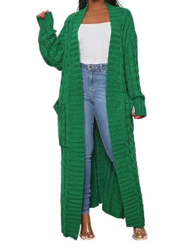 LIVECLOTH Christmas Maxi Oversized Chunky Cable...