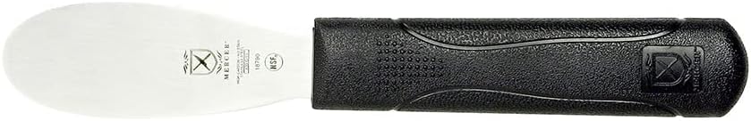 Mercer Culinary Millennia Plain Edge Spreader, 3.5 Inch Blade, Black Handle Mercer Culinary Millennia Plain Edge Spreader, 3.5 Inch Blade, Black Handle