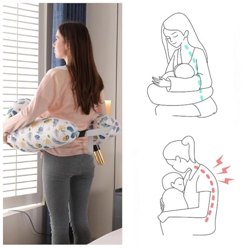 Image of Feeding Pillow for New Born Baby with Detachable Cover Breast Feeding & Maternity Nursing Pillow for Breastfeeding Set of Support for Baby Feeding Pillow with Removable Cover