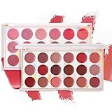 Lipstick Palette – 18 Color Matte Lip Gloss Palette, Waterproof Cream Eyeshadow Makeup Palettee, Long-Lasting Moisturizing Lipstick Set, Non-Sticky Professional Cosmetic Kit
