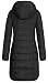 Eight 2 Nine Damen Steppmantel LETN-039 Lange Stepp-Jacke mit Kapuze black XXL