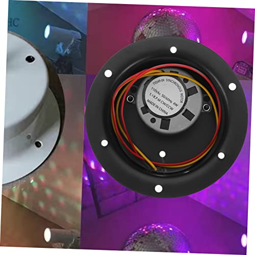 Motor rotatorio para bolas espejadas POPETPOP de 110 V, diseño robusto e instalación sencilla, rotación estable para iluminación escénica miniatura 3