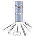 Wonder Woman USA American Flag Logo Stainless Steel Manicure Pedicure Grooming Beauty Care Travel Kit