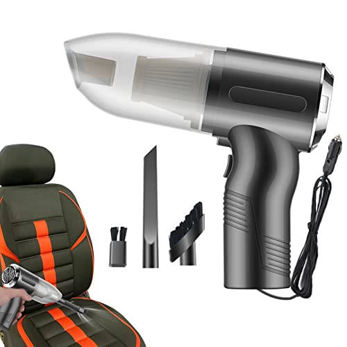 Onlynery Coche | Aspiradora portátil 120 W con 2 boquillas para Pelo Mascotas | Succión 10000 Pa, con Cepillo para el Cabello, Mano para Limpieza Interiores