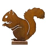 Nibbling Squirrel Metal Art | Gifts for Mom | Gifts for Grandma | Housewarming | Anniversary | Nature Inspired Art | Mountable Fence Decor |