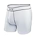 Saxx Mens Pro Elite Performance Boxers Underwear Large White/Rock