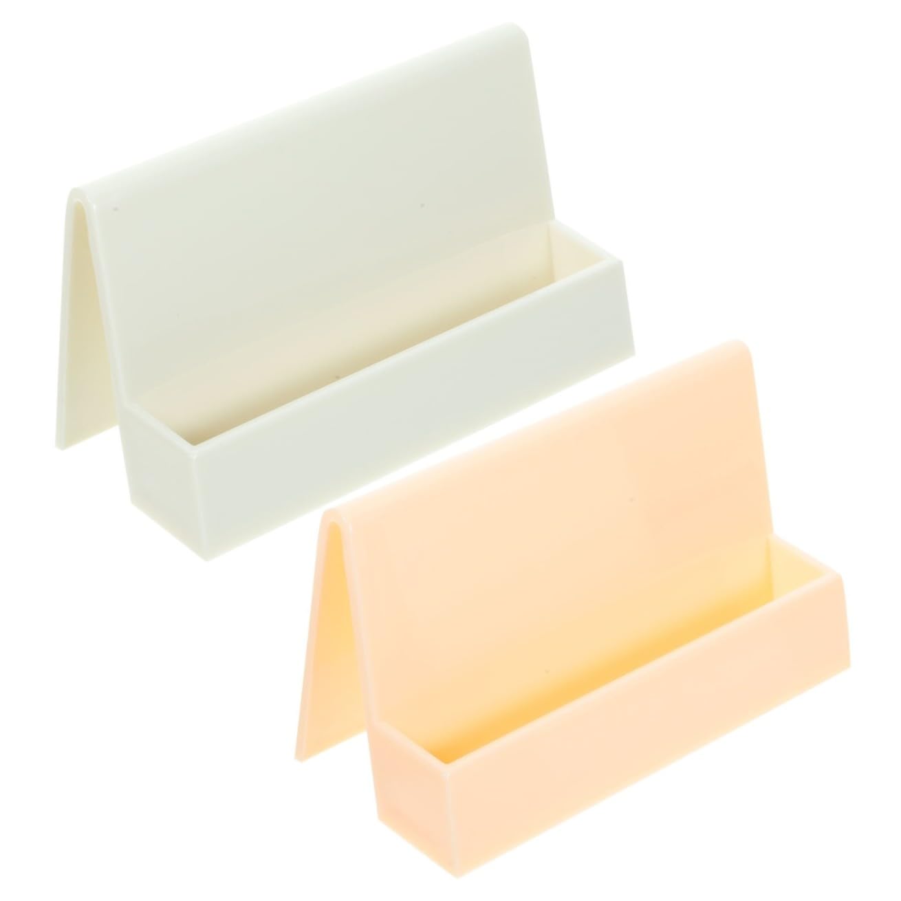 Lurrose 4 Set Portacarte Ufficio Per Biglietti Visita Design Elegante E Stabile Per Esposizione E Organizzazione Ufficio 2 Pezzi*4