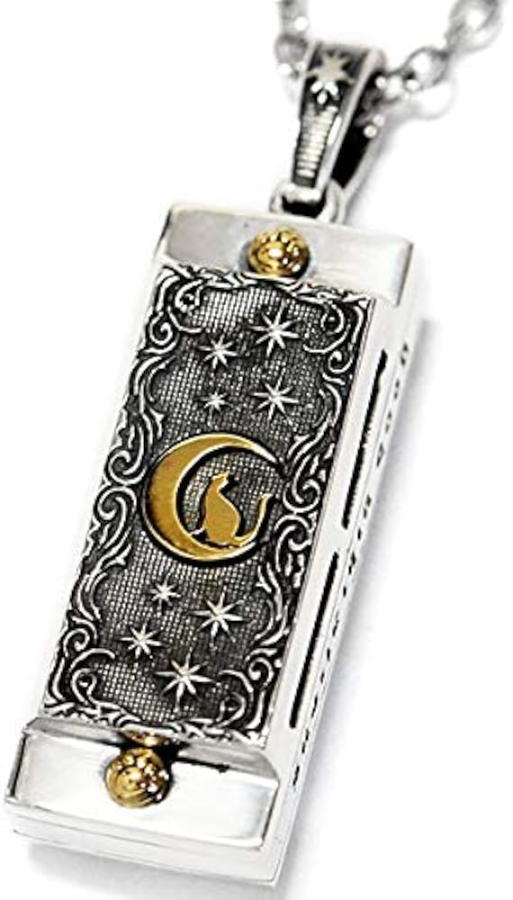 Amazon | 猫 ネコ 音が鳴るハーモニカ 月 ムーン 星 スター 時計台内部  