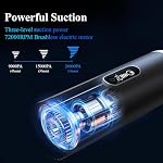 Voiture Aspirateur Portable sans fil - 20000PA Aspirateur portatif haute puissance avec LED Affichage, charge rapide 2,5H jusqu'à 45 Mins of Runtime, sans fil de Vac à main rechargeable pour la voiture Home Corner Cabinet