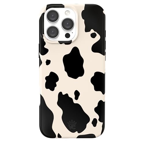 VELVET CAVIAR for iPhone 16 Pro Max Case Cow Print - Compatible with MagSafe [10ft Drop Tested]