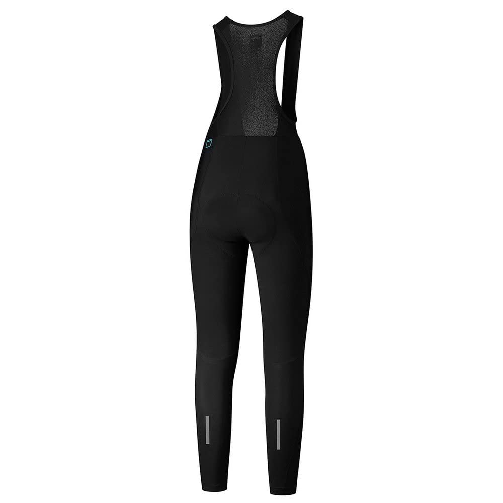 SHIMANO Clothing - Mallas con Tirantes para Hombre, Color Negro, Talla M