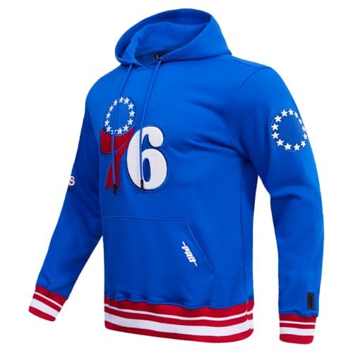 Image of Pro Standard Mens NBA Retro Classics Brushed Back French Terry Pull Over Hoodie
