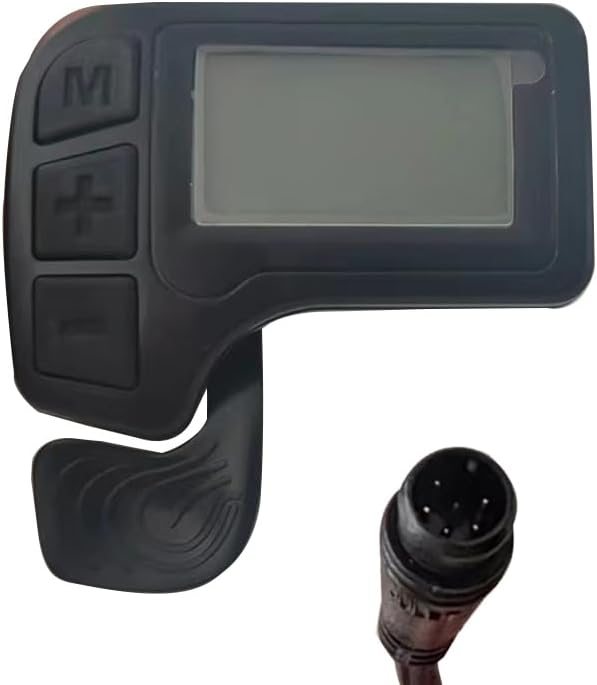 Electric Bicycle LCD Display Meter 48V Ebike Display Screen Speedometer Waterproof 6-Pin Connector E-Bike Conversion Kit