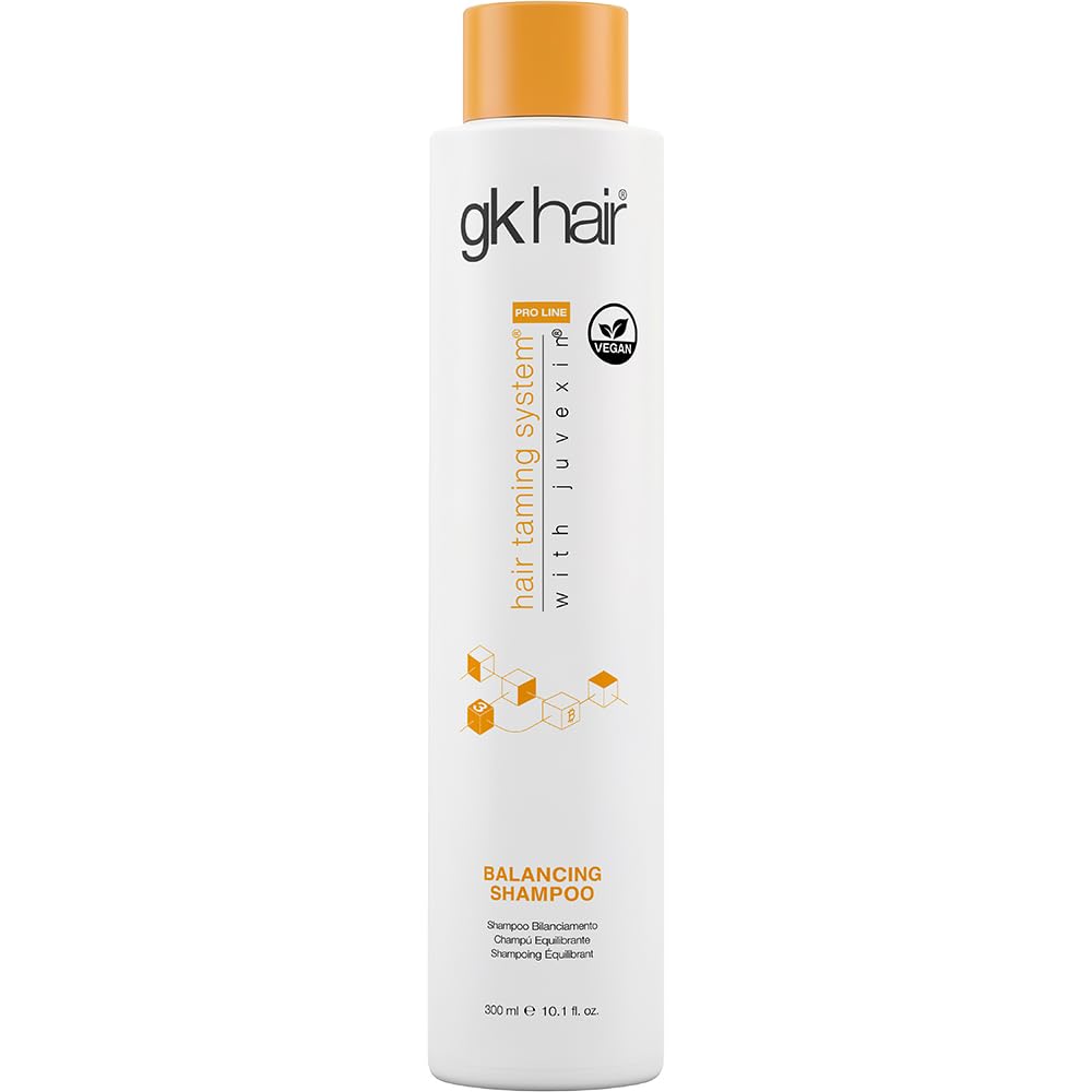 GK HAIR pH+ Pre-Treatment Clarifying Shampoo For Preps Hair Deep Cleansing Removes Impurities -With Aloe Vera Vitamins & Natural Oils All Hair Types Men and Women
