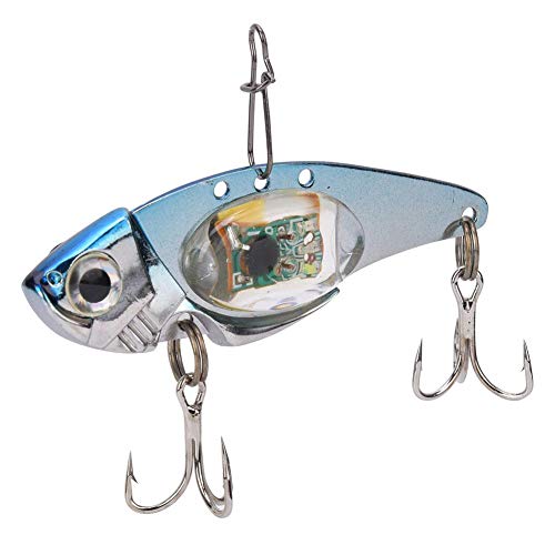 Pack of 2 LED Fishing Lures, Underwater Night Light lamp, Fish, Attractor, Fish Bait, Fishing Tackle