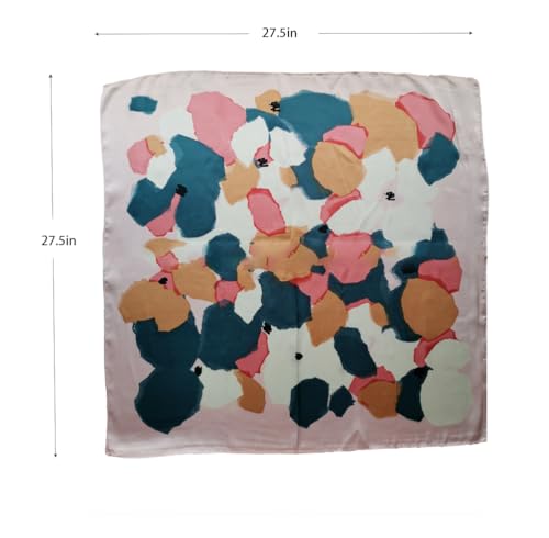 VIGUEUR Head Scarf - 27.5" Neck Scarves For Women, Satin Scarfs for Handbags3