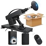 ピストンマシーン 7*アクセサリー付き ピストンマシン ディルド 女性用 強力アナル ピストン リモコン付き 自動 スピード セックスマシーン 3XLR電動 ピストANNGEOK セックスマシン 初心者 大人のおもちゃ (Black)