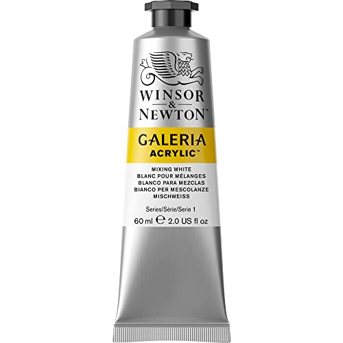 Image of Winsor & Newton Galeria Acrylic Paint Tube-Mixing White (60ml)