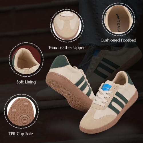 Image of TRASE Casual Sneaker Shoes for Women | Soft Cushioned Insole | Sneakers for Woman | Lightweight | Comfortable | Stylish, Trendy Girls and Women Sneakers with Laces