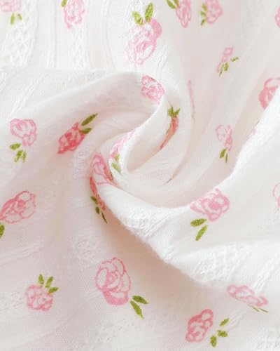 Image of Kucnuzki Baby Girl Clothes Cute Spring Summer Sun Dresses Toddler Casual Puff Sleeve Floral Dress Girls Summer Outfits