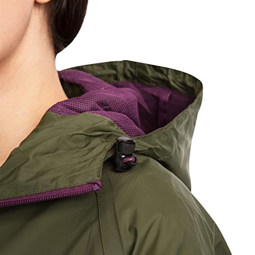 Trespass Damen Regenjacke Kompakt Zusammenrollbare Qikpac, Moss, XXXL, FAJKRAM30018_MS1XXXL