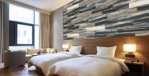 Deco Products Hydrostop Sample Vinyl Flooring Planks With Floating Click Lock, Rigid Core Waterproof Luxury Vinyl Plank Flooring With Underlayment Attached (Old Navy Ocean) #TOP3