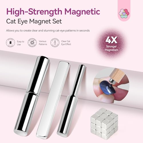 Set de 6 Imán Ojo de Gato para Uñas SAVILAND miniatura 2