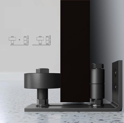 Image of S&Z tophand 20 in. x 84 Deep Gray Barn Door with 5FT Sliding Hardware Kit, - 42in Stainless Steel Frame Style Door /Sliding Door /Simple Assembly is Required