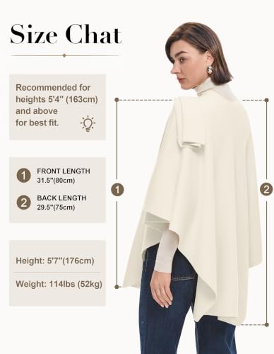 Image of PULI Womens Cross Front Poncho Shawl Wrap Elegant Wedding Formal Gift