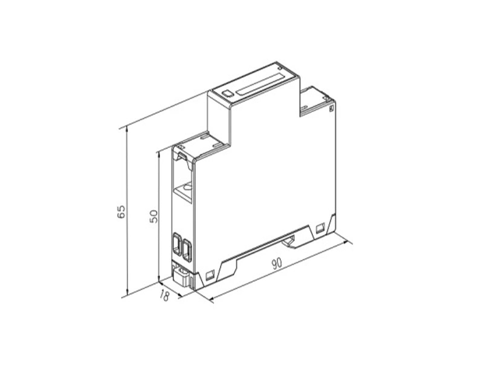 Contatore Elettrico monofase ADL200N-CT/D16 con trasformatore di Corrente da 16 mm di Diametro Esterno for Sistema di Gestione dell'energia