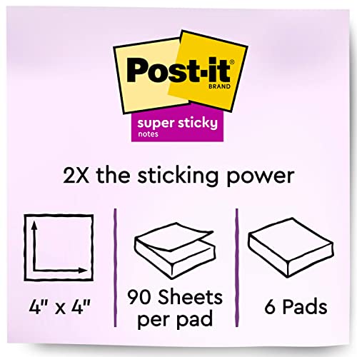 Post-It Super Sticky Recycled Notes, 3X3 In, 24 Pads, 2X The Sticking Power, Oasis Collection, 30% Recycled Paper (654-24Sst-Cp) #TOP1