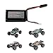 Dome Toys RC Cars Replacement Battery, 7.4V 1000mAh Li-Po Rechargeable Battery for XLH 9137 and 9138 