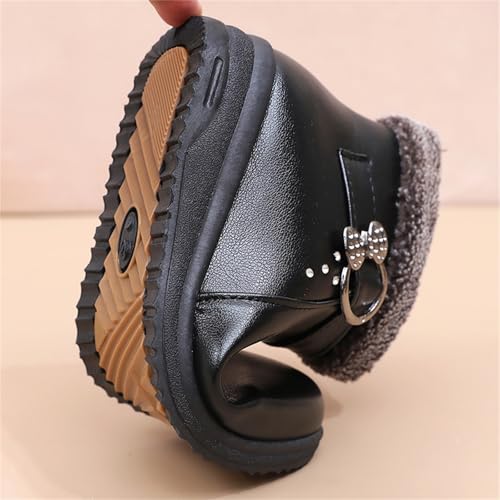 Bottes plates rétro en cuir synthétique souple et chaud - 5