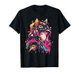 anime t-shirt online shop Cyberpunk Anime Girl, perfekt wenn du auf Anime & Manga und Cyberpunk Harajuku Techwear Aesthetic stehst.