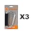 Ultimate Survival Technologies CarryBiner Silver Biner w/Rubber Grip (3-Pack)