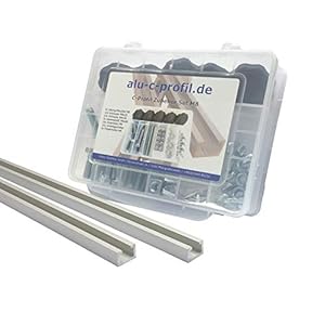 Alutec C-Profil M8 Schraubenset 2 St.