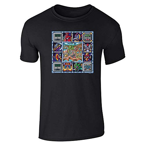 Megaman X Stage Select Graphic Tee Mega Man Arcade Video Game Vintage T Shirt