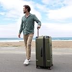Traveler's Choice Maxporter II 30" Polycarbonate Hardside Trunk Luggage with Spinner Wheels, TSA Lock, Dark Green - Image 2
