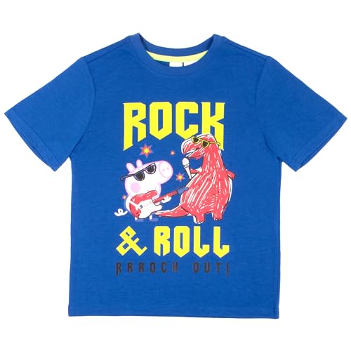 Short et t-shirt Peppa Pig garçon 3 pièces bleu ensemble enfant taille 7