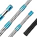 SANLIKE Telescopic Fishing Gaff with Stainless Sea Fishing Spear Hook Tackle, 3.7-8.5 FT Soft Rubber Handle Stainless Steel Pole for Saltwater Offshore Ice Tool