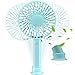TinMiu Portable Fan Personal Handheld Fan with Removable Suction Cup Base 3 Speed USB Rechargeable Silent Design Super Battery for Home Dormitory Office Outdoors and Travel