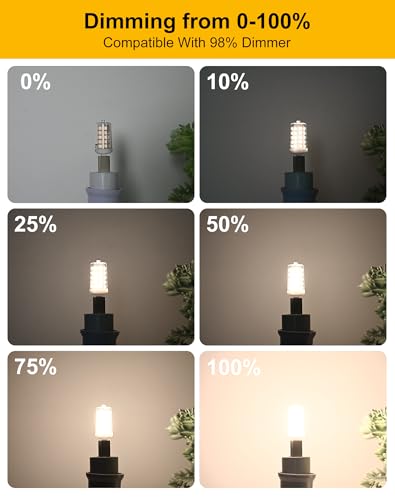 Image of BAOMING G9 LED Bulb Dimmable 4W, 4000K Natural White, 18 Pack