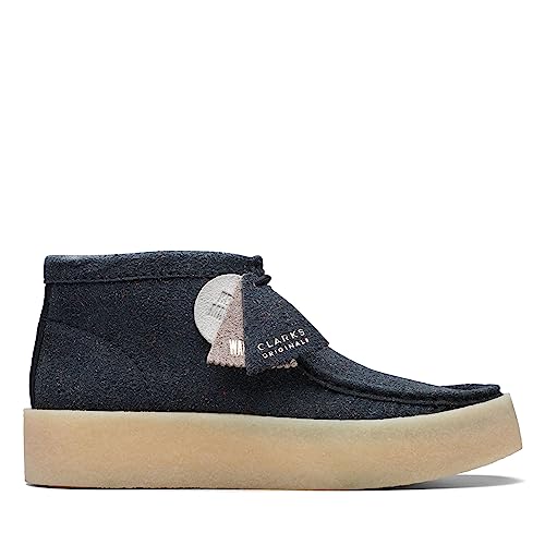 Clarks Men's Wallabee Cup Boot Black Eco Leather2