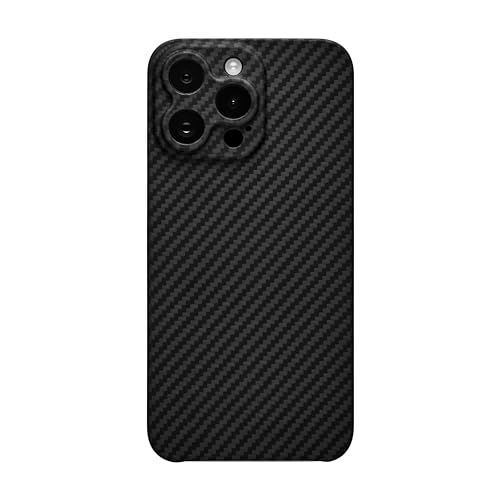 Latercase | iPhone 15 Pro Max Case | Classic | Durable Thin Phone Case | 0.6mm Aramid Fiber, Precision Laser-Cut, Full Camera Protection, Non-Slip Matte Finish